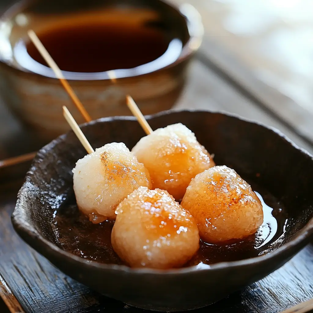 Dango (Rice Dumplings on Skewers)
