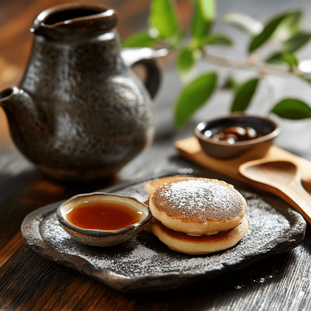 Dorayaki traditional japanese dessert
