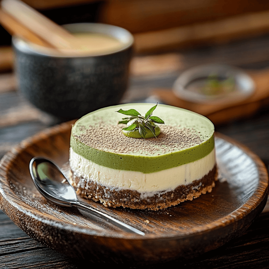 Matcha famous japanese desserts
