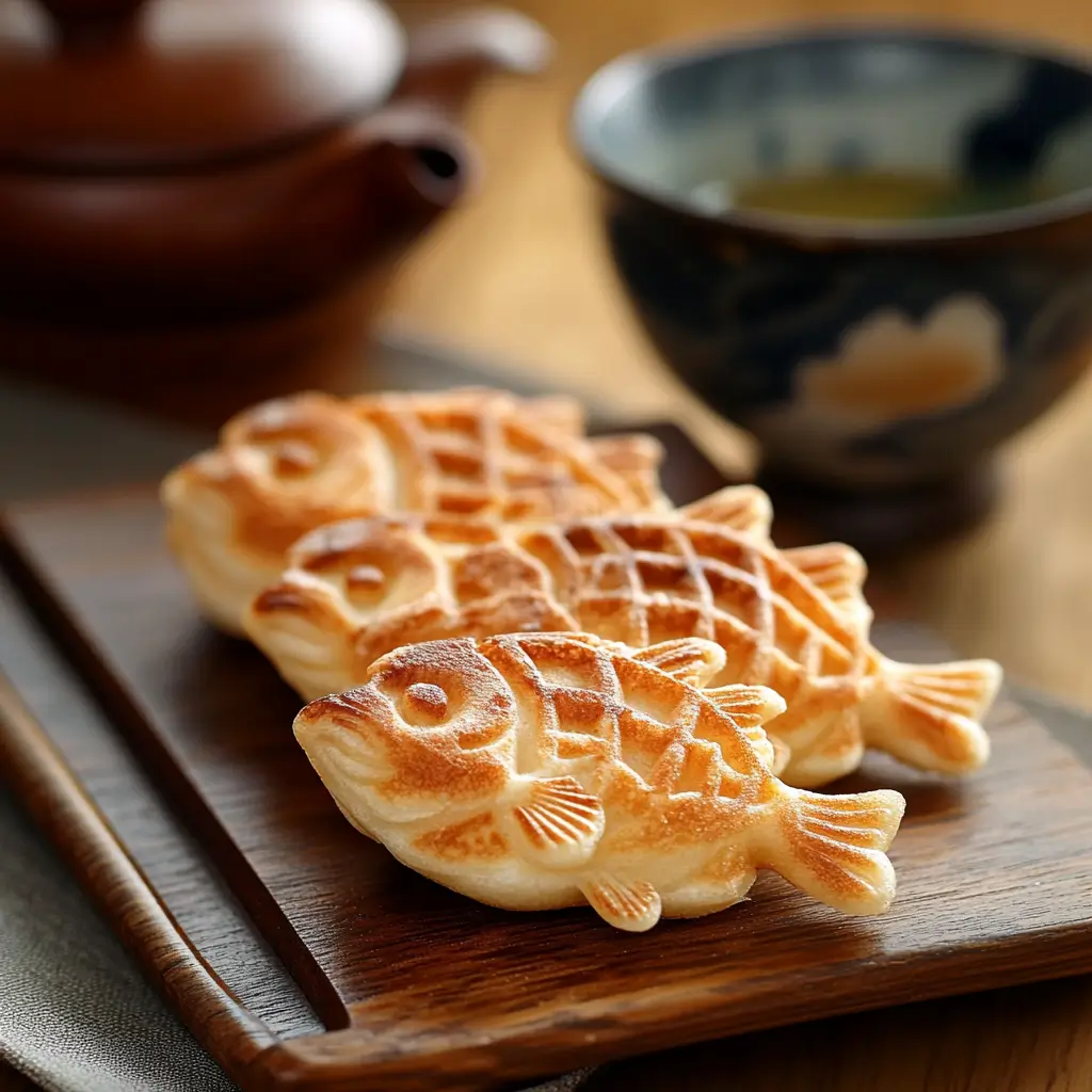 Taiyaki (Fish-Shaped Waffles)