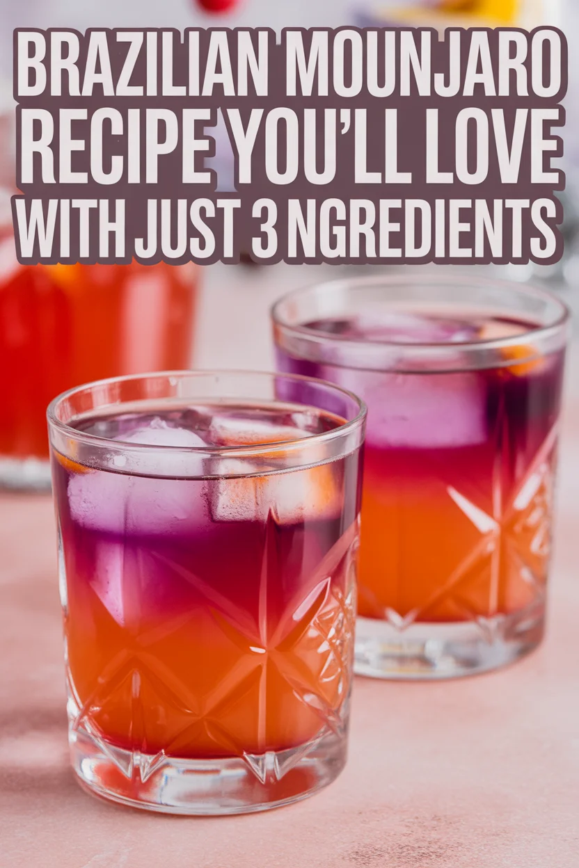 Brazilian Mounjaro Recipe You’ll Love With Just 3 Ingredients