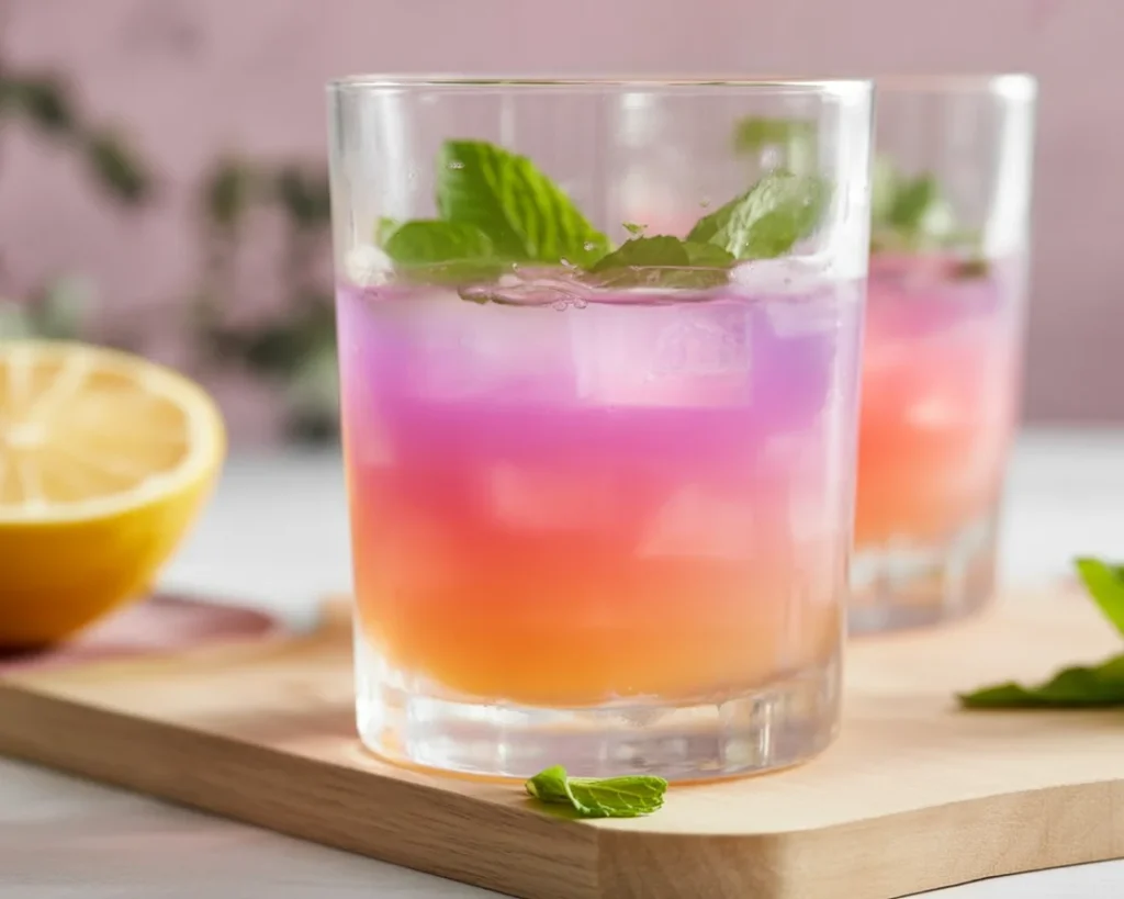 A refreshing Brazilian Mounjaro drink featuring apple cider vinegar and lemon.