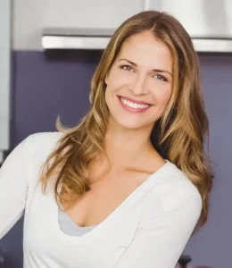 Portrait of Emma C, nutrition graduate and home cook behind First Step Recipes, sharing simple, feel-good meals.