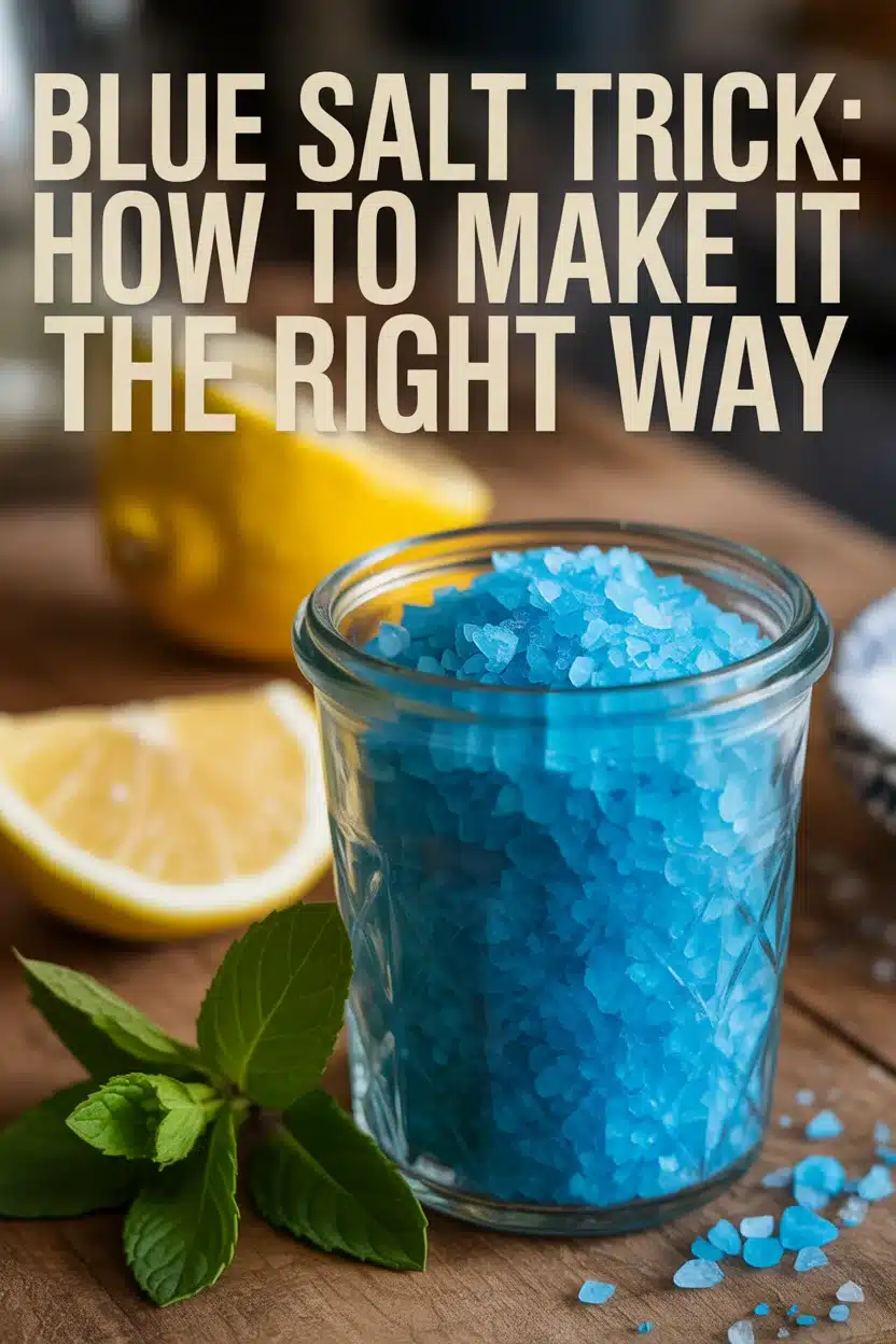 Blue Salt Trick: How to make it the right way