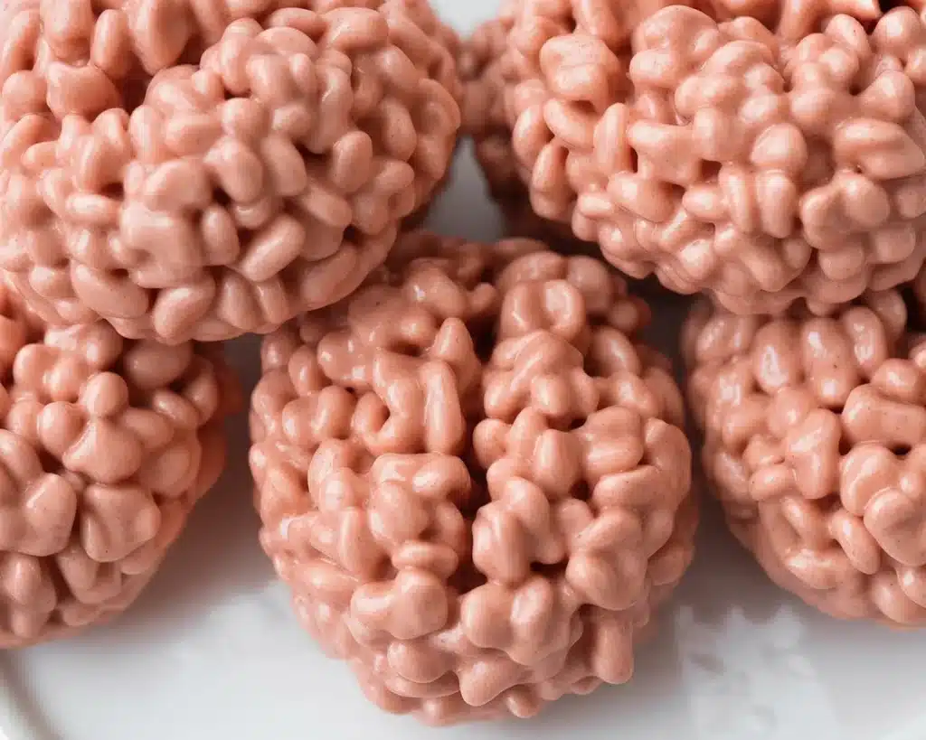 Spooky Marshmallow Rice Bubbles Halloween Brains treat for Halloween celebrations.