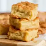 Delicious butter mochi dessert made with coconut milk and sweet rice flour.