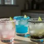 Variety of weight loss drinks including lemon water, apple cider vinegar, and herbal teas