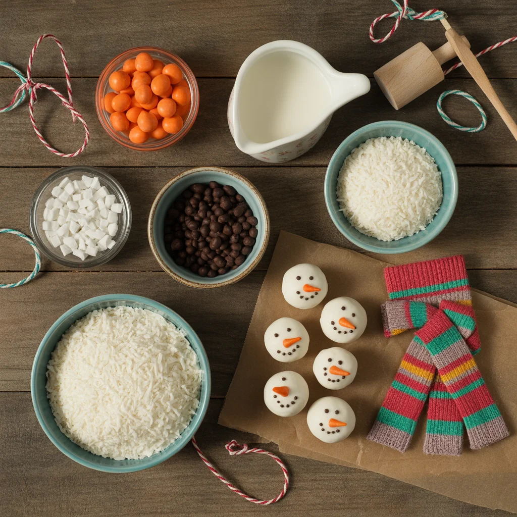 Deliciously Fun Snowmen Truffles for Your Christmas Party