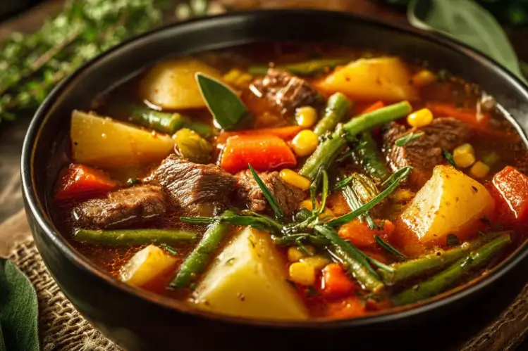 Crockpot Beef and Vegetable Soup