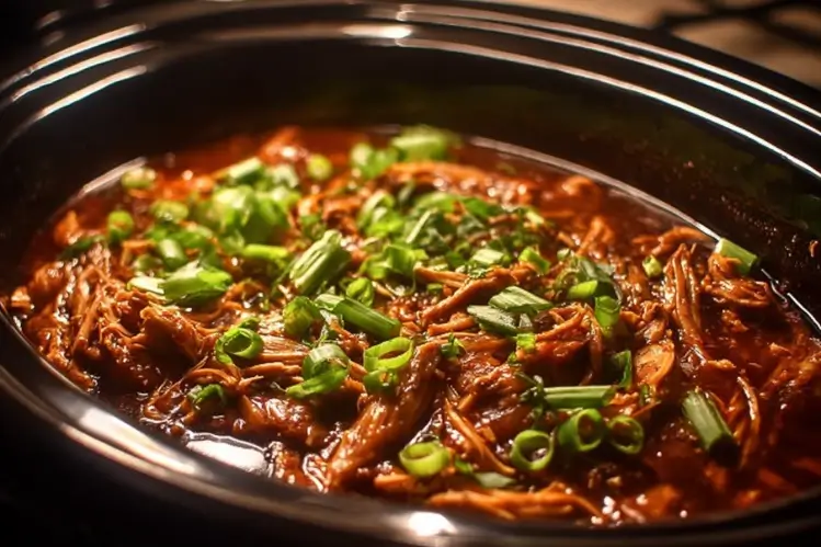 Crockpot Bourbon Chicken