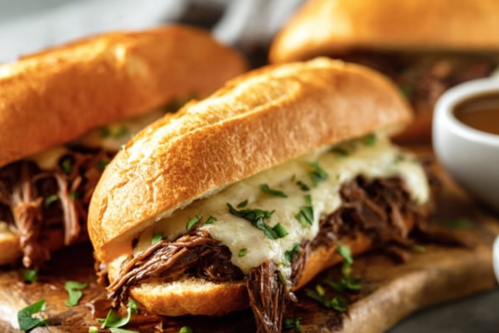 Crockpot French Dip Sandwiches Recipe
