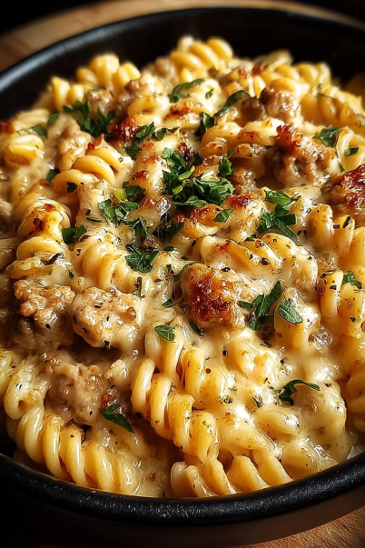 Crockpot Parmesan Chicken Pasta Recipe