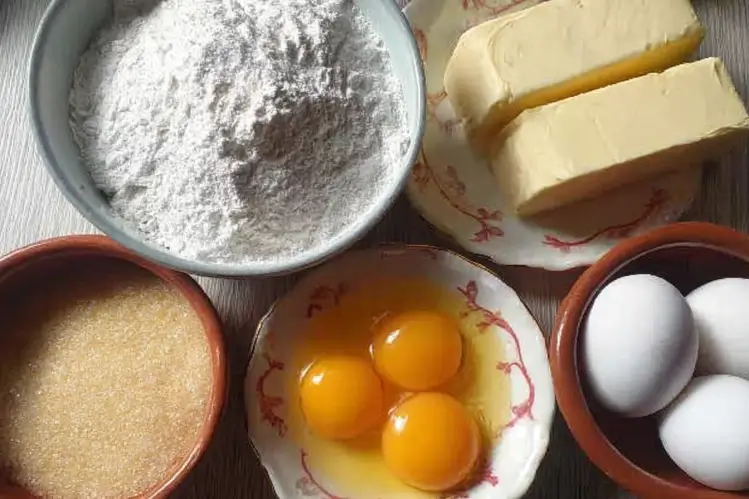 German Butter Cookies Recipe ingredients