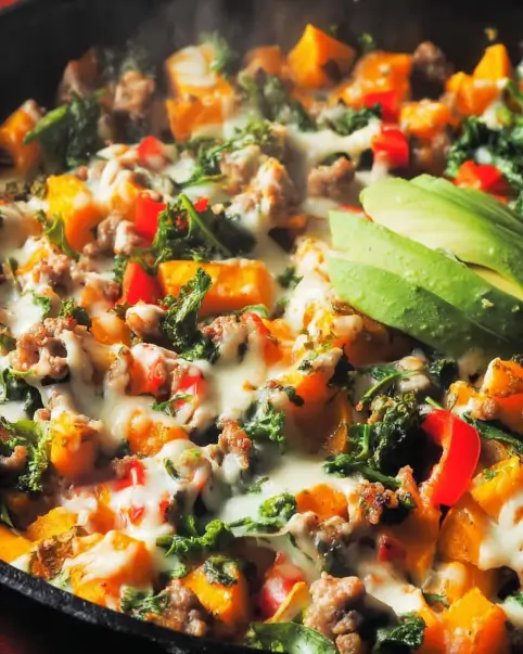 Ground Turkey Sweet Potato Bowl