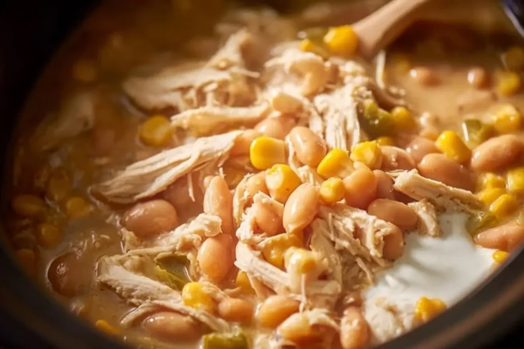 White Chicken Chili Crockpot Recipe