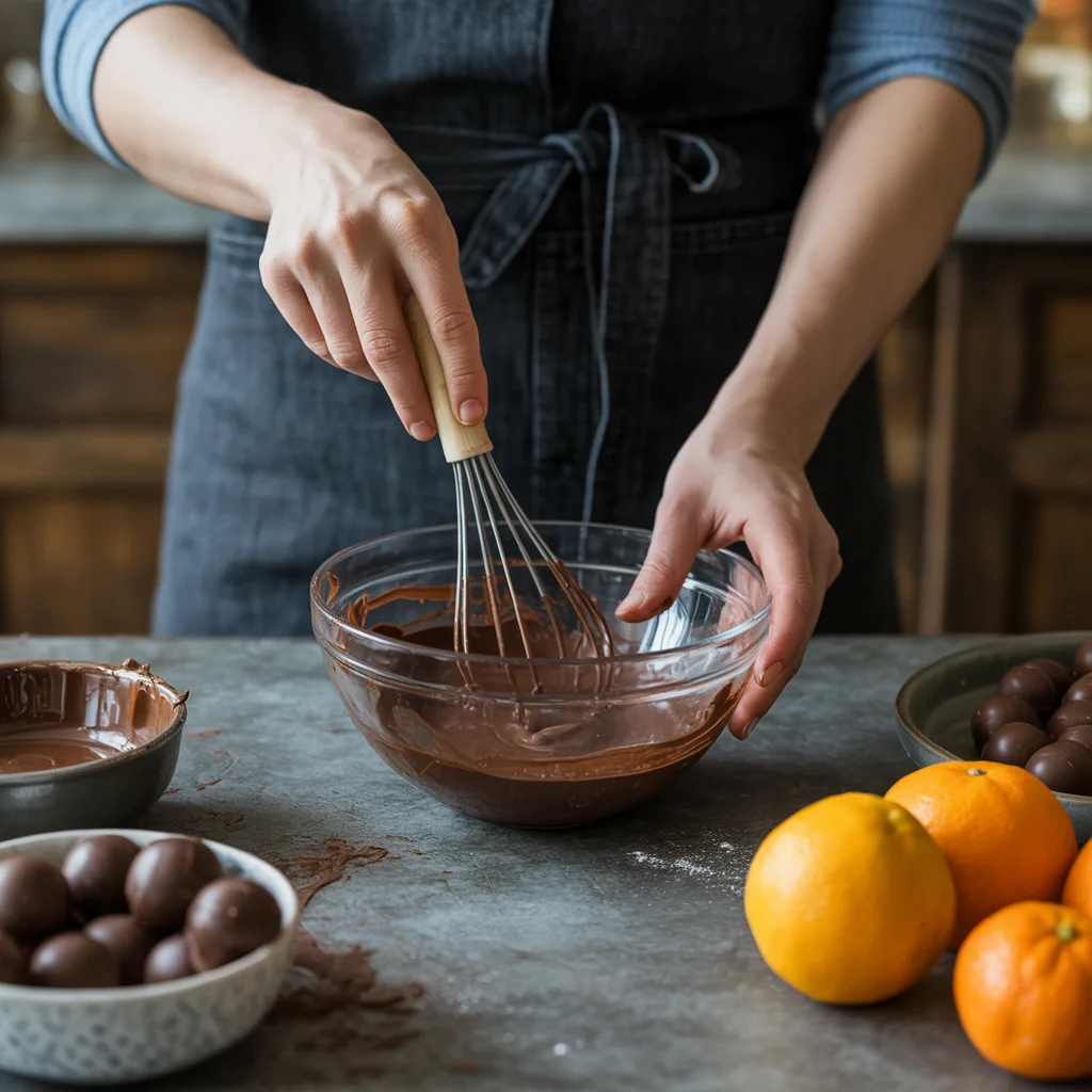 Orange Chocolate Truffles;