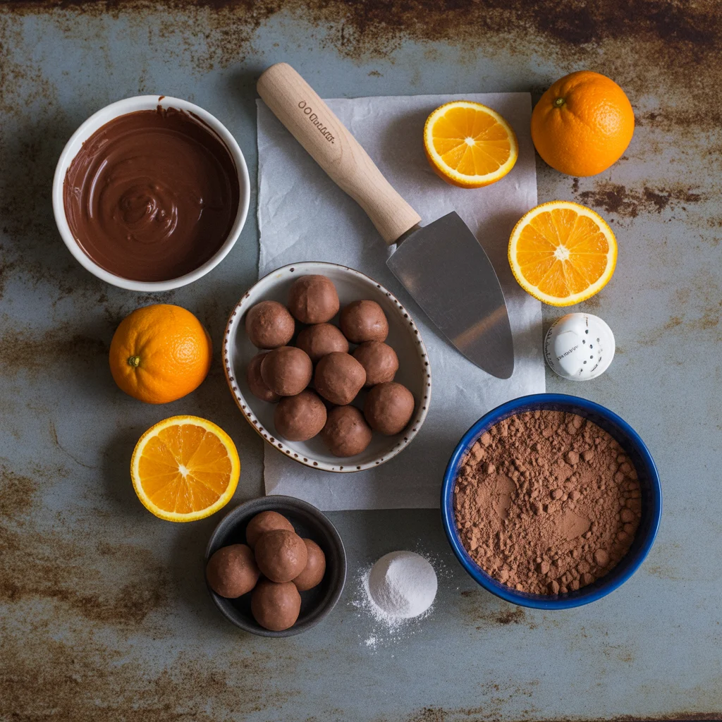 Orange Chocolate Truffles;