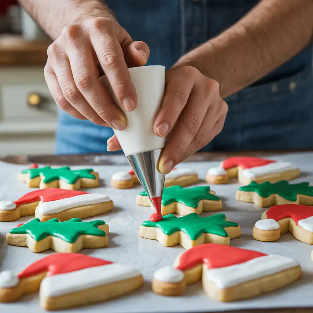 Frosted Christmas Brownies