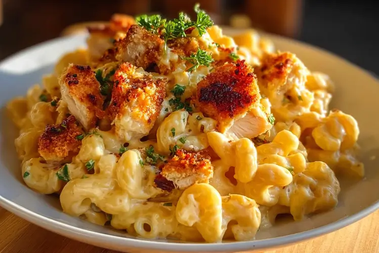 Cheesy Chicken Pasta Bake