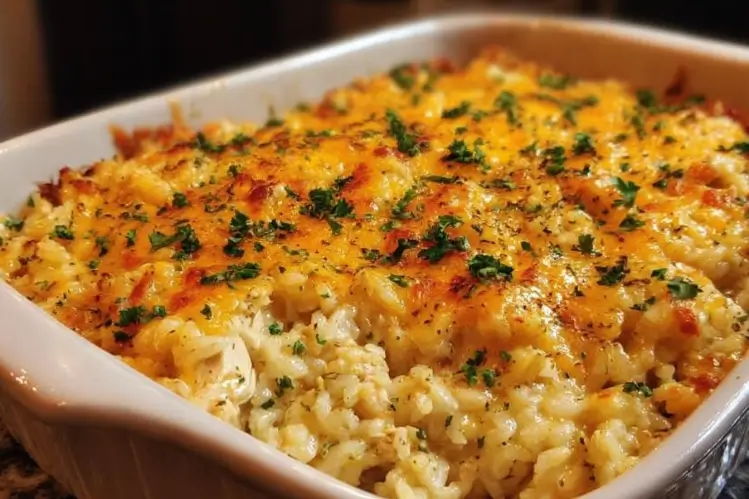 Creamy Chicken Rice Casserole