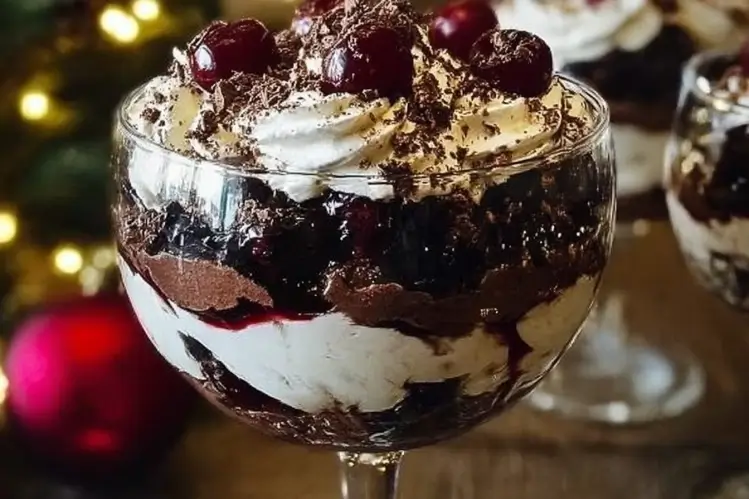 Christmas Black Forest Trifle