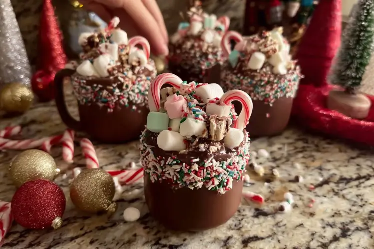 Christmas Chocolate Hot Cups Decoration tricks