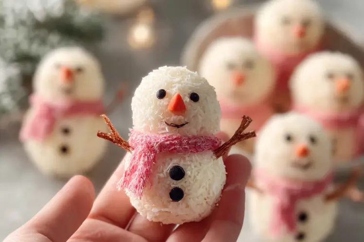 Deliciously Fun Snowmen Truffles