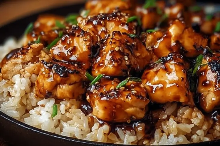 Honey BBQ Chicken Rice