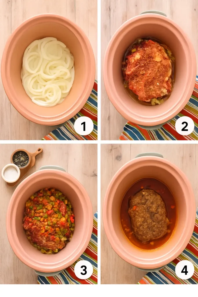 Mexican Slow Cooker Chuck Roast Step by step