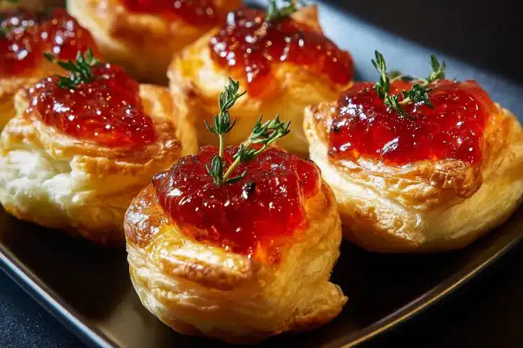 Pepper Jelly and Cream Cheese Bites