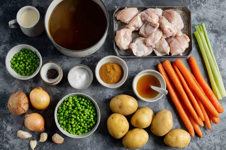Slow Cooker Chicken Stew Recipe Ingredients