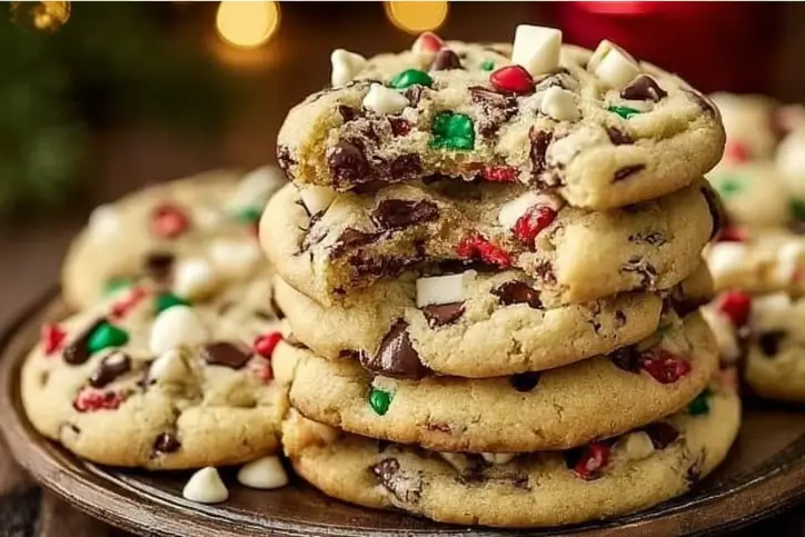 Wonderland Chocolate Chip Cookies serving suggestion