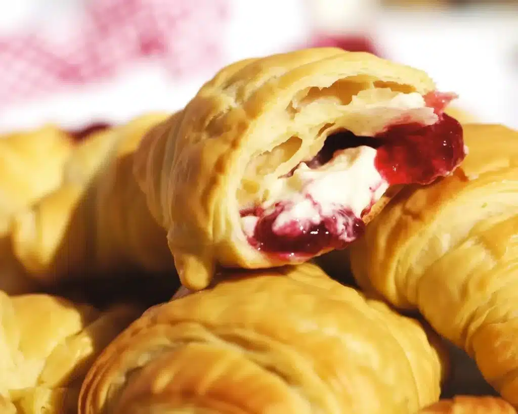 Image about Cranberry Cream Cheese Crescent Bites