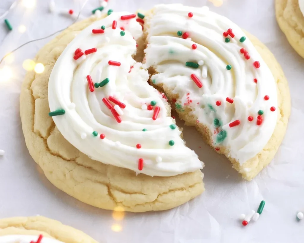 Image about Crumbl Christmas Sugar Cookies