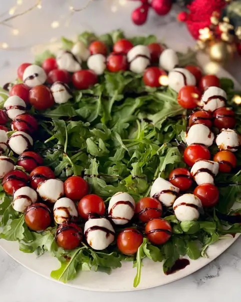 Caprese Salad Wreath Recipe