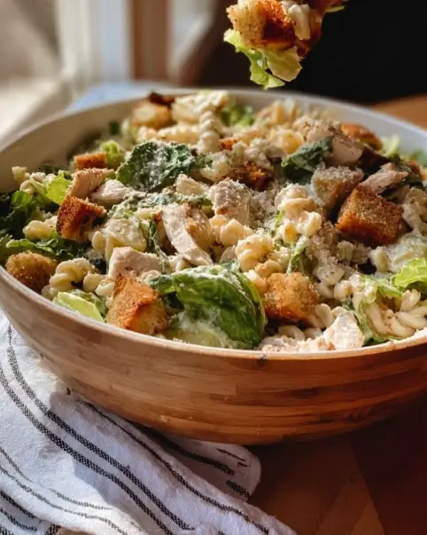 Delicious Chicken Caesar Pasta Salad You'll Love to Make