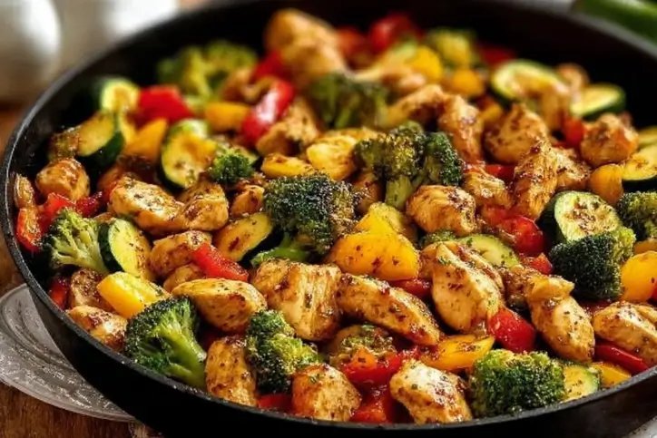 Chicken and Vegetables Skillet