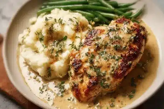 Creamy Garlic Parmesan Chicken Breast recipe