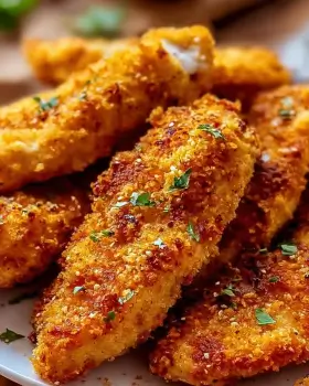 Crispy Homemade Baked Chicken Tenders Recipe