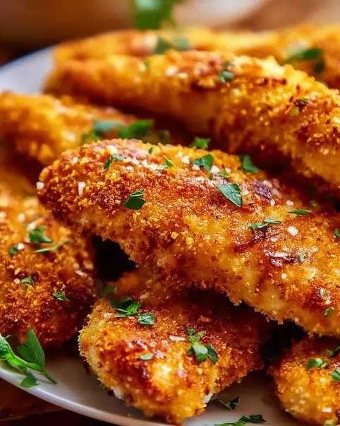 Crispy Homemade Baked Chicken Tenders