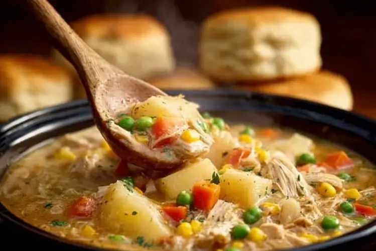 Crockpot Chicken Pot Pie