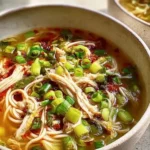 Classic Ginger Garlic Chicken Noodle Soup