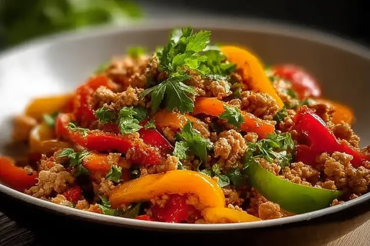 Ground Turkey and Peppers Recipe