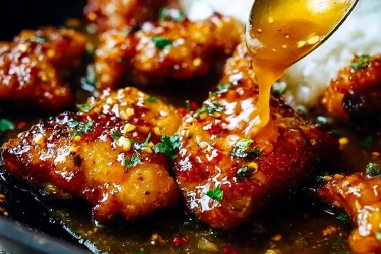 Honey Garlic Chicken Thighs