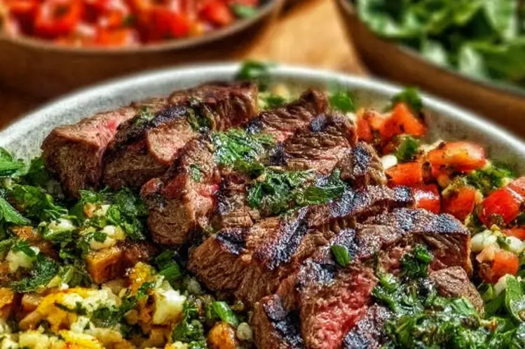 Mediterranean steak bowl