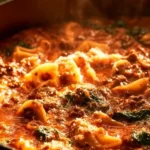 One Pot Lasagna Soup