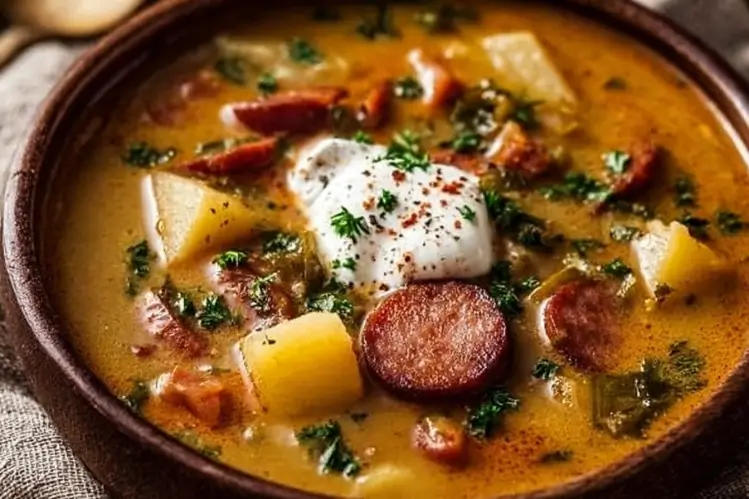 Slow Cooker Cajun Potato Soup