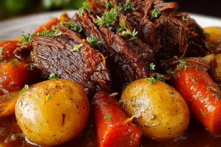Slow Cooker Pot Roast: The Best Tender, Fall-Apart Beef Roast