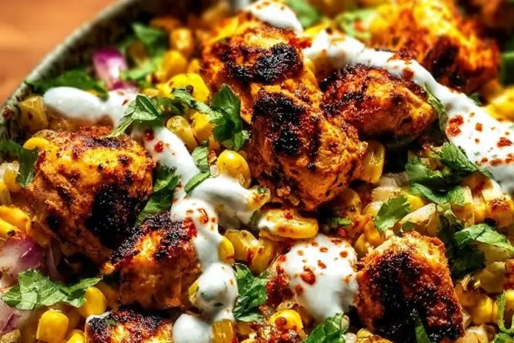 Street Corn Chicken Bowl