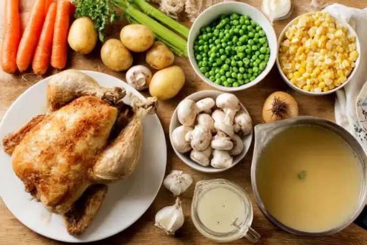 Chicken Pot Pie Soup Inredients list